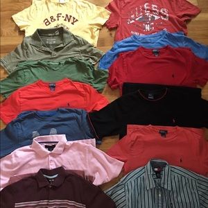 Deal! ☀️Bundle!! 8 Short sleeve shirts size L